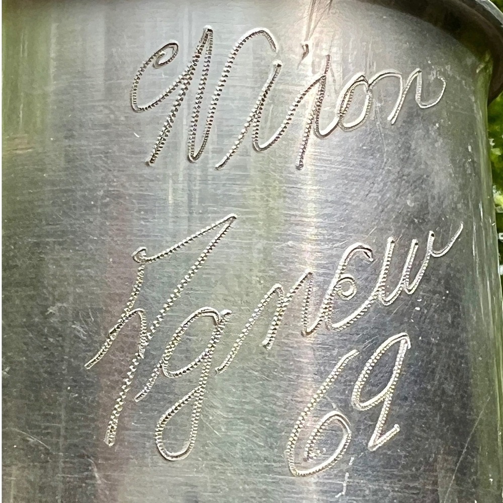 Tankard Nixon Agnew 1969 Presidential Inaugural Pewter Glass Bottom Stein Mug - Picture 4 of 16